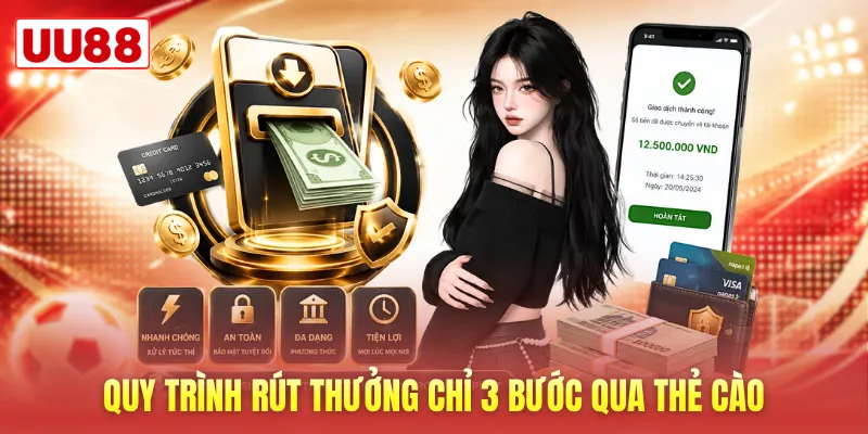 Quy trình rút thưởng chỉ 3 bước qua thẻ cào