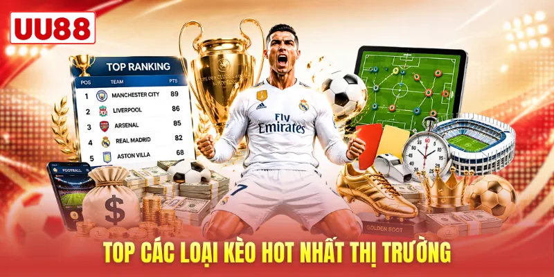 Top các loại kèo hot nhất thị trường