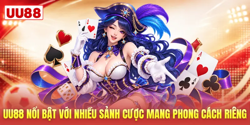 UU88 nổi bật với nhiều sảnh cược mang phong cách riêng